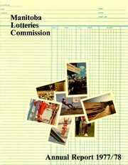 Manitoba Lotteries Commission 1978 cover