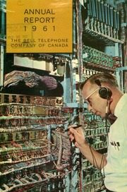 Bell Telephone Company Canada 1961 cover