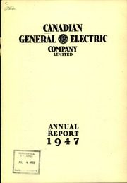 General Electric 1947 cover