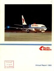 Pacific Western Airlines 1980 cover