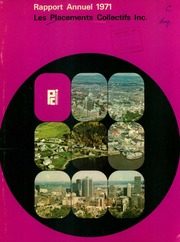 Les Placements Collectifs Inc 1971 cover