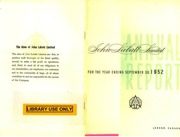 John Labatt Limited 1952 cover