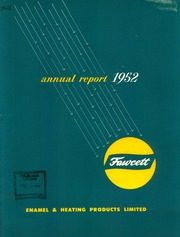 Enamel & Heating Products Limited 1952 cover