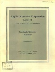 Anglin-Norcross Corp. Ltd 1956 cover