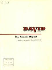 David & Frère Limitée 1962 cover
