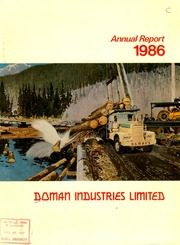 Doman Industries Limited 1986 cover