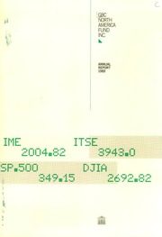 GBC North America Fund Inc 1989 cover