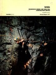Brunswick Mining and Smelting Corporation Limited 1977 cover