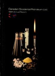 Canadian Occidental Petroleum Ltd 1981 cover