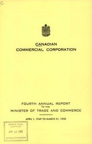 Canadian Commercial Corporation 1950 cover