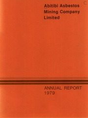 Abitibi Asbestos Mining Company Limited 1979 cover