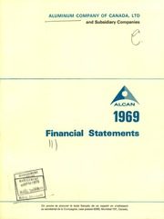 Aluminum Company of Canada, Limited 1969 cover