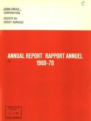 Farm Credit Canada 1970 cover