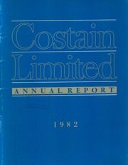 Costain Limited 1982 cover