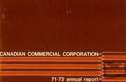 Canadian Commercial Corporation 1972 cover