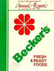 Becker Milk Company Ltd 1984 cover