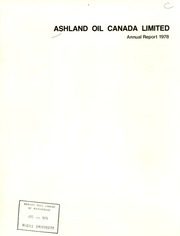 Ashland Oil 1978 cover