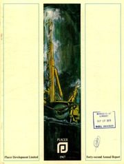 Placer Development, Limited 1967 cover