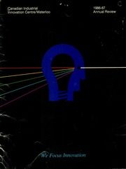 Canadian Industrial Innovation Centre/Waterloo 1987 cover