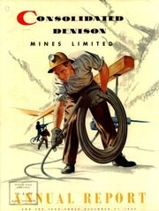 Consolidated Denison Mines Limited 1955 cover