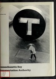 Massachusetts Bay Transportation Authority 1985 cover