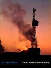 Canada Southern Petroleum Ltd 1973 cover