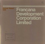 Francana Development Corporation Limited 1973 cover