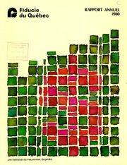 Fiducie de Quebec 1980 cover