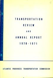 Atlantic Provinces Transportation Commission 1971 cover