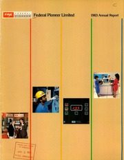 Federal Pioneer Limited 1983 cover