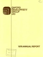 Oxford Development Group Limited 1976 cover