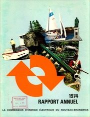 New Brunswick Electric Power Commission 1974 cover