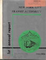 New York City Transit Authority 1954 cover