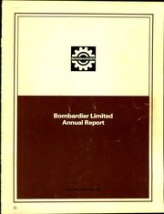 Bombardier Inc 1975 cover