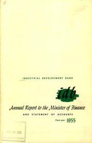 Industrial Development Bank 1955 cover