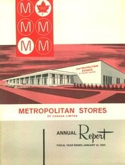 Metropolitan Stores of Canada Limited 1965 cover