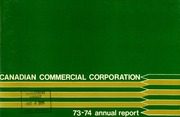 Canadian Commercial Corporation 1974 cover