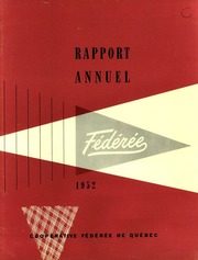 Coopérative fédérée de Québec 1952 cover
