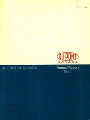 Du Pont Company of Canada Limited 1964 cover