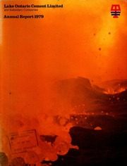 Lake Ontario Cement Limited 1979 cover