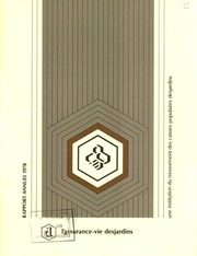 Assurance-Vie Desjardins Inc 1978 cover