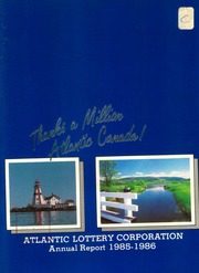 Atlantic Lottery Corporation Inc 1986 cover