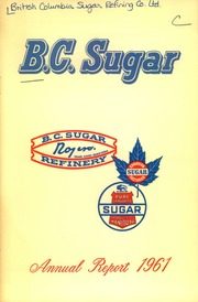 British Columbia Sugar Refinery, Limited 1961 cover