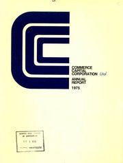 Commerce Capital Corporation Limited 1975 cover