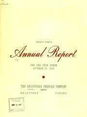 Brantford Cordage Company Limited 1952 cover
