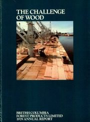 British Columbia Forest Products Limited 1979 cover
