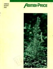 Abitibi-Price Inc 1983 cover