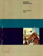 Campbell Resources Inc 1980 cover
