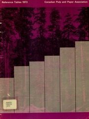 Canadian Pulp and Paper Association. Financials. 1973-- 1973 cover