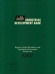 Industrial Development Bank 1967 cover